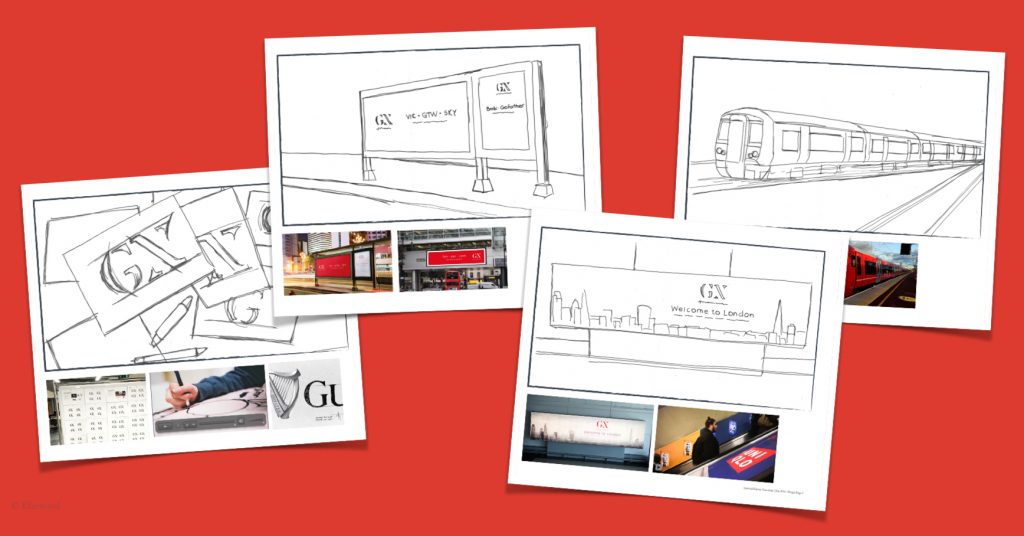 Storyboard for case study on Gatwick Express